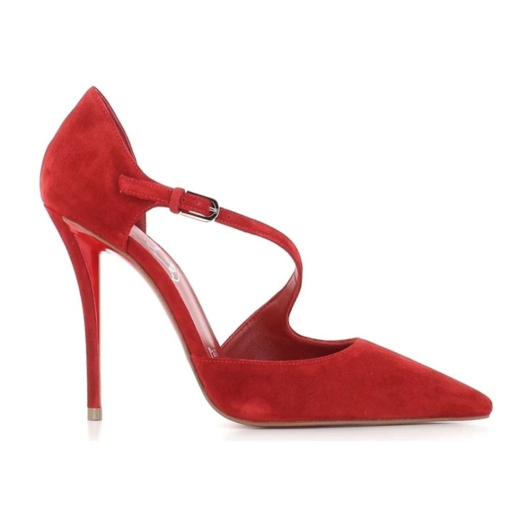 $1095 Christian Louboutin Miss Ziggyta 100 Suede Pump Women's EU 38.5 US 8.5 NWT - Picture 3 of 10